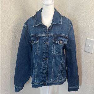 a.n.a. Classic Blue Denim Jacket - Medium Wash - Size XL